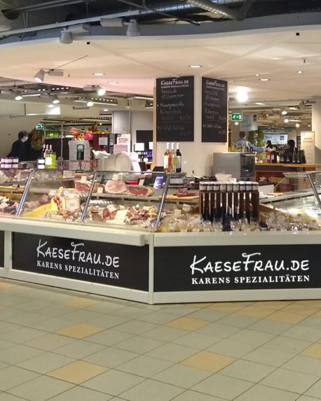 KaeseFrau in der Galeria Markthalle am Hermannplatz